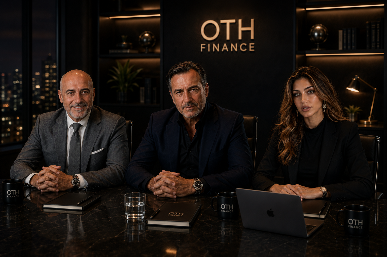 Het OTH Finance team — Otis, Leon en Iris